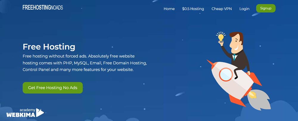 هاستینگ رایگان freehostingnoads