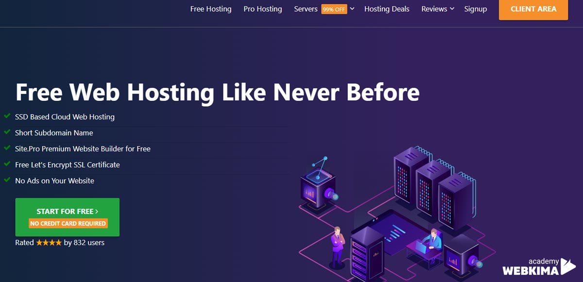 هاست رایگان  Googiehost 