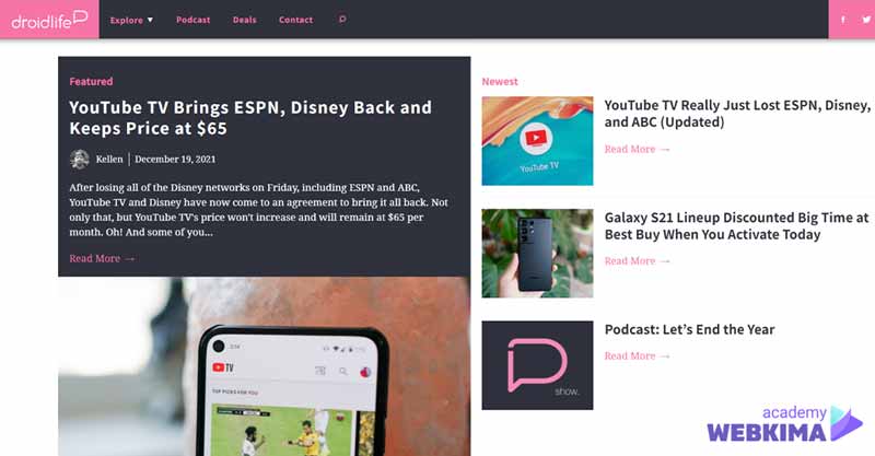 Droid-life.com - سایت تکنولوژی های برتر