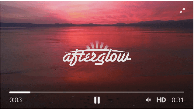 ویدیو پلیر Afterglow