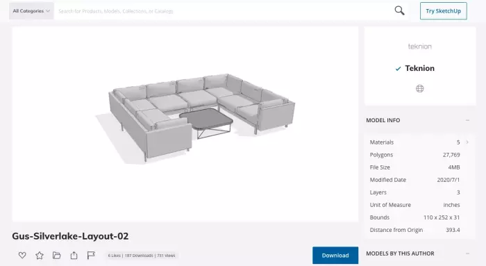 سایت 3D Warehouse