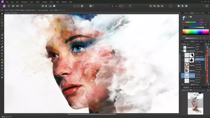 ابزار طراحی Affinity Photo