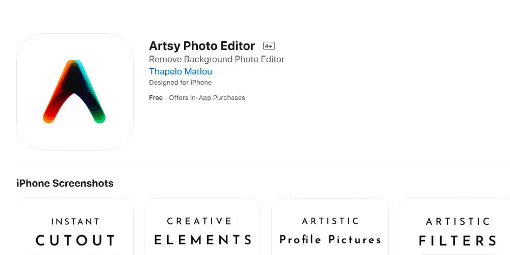 ویرایشگر عکس Artsy