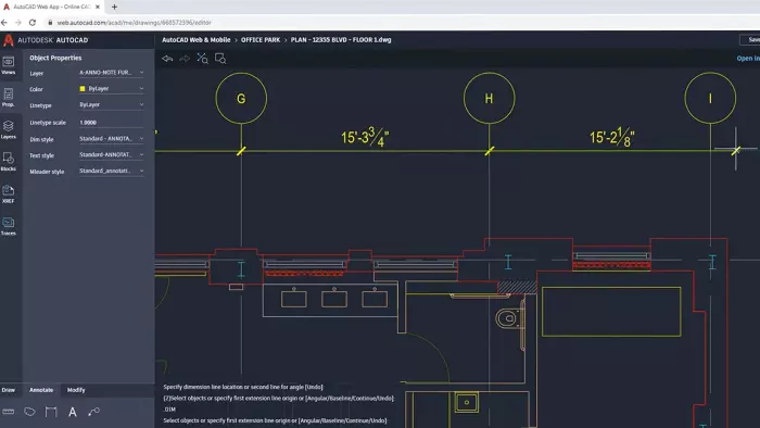 ابزار طراحی AutoCAD