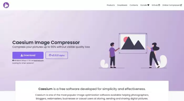 ابزار فشرده‌سازی تصویر Caesium