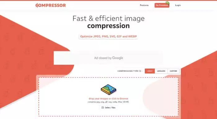 ابزار آنلاین Compressor.io