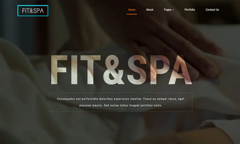 قالب HTML فیتنس Fit and Spa