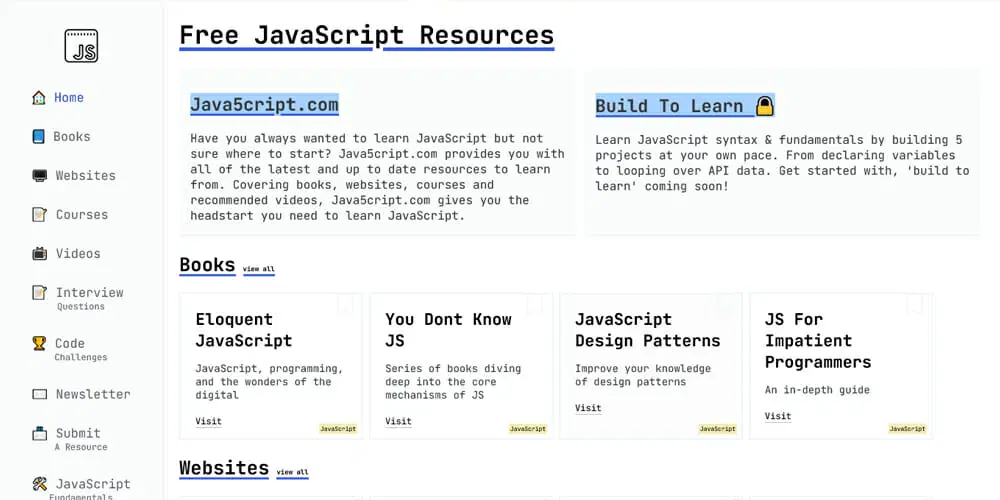 Free JavaScript Resources
