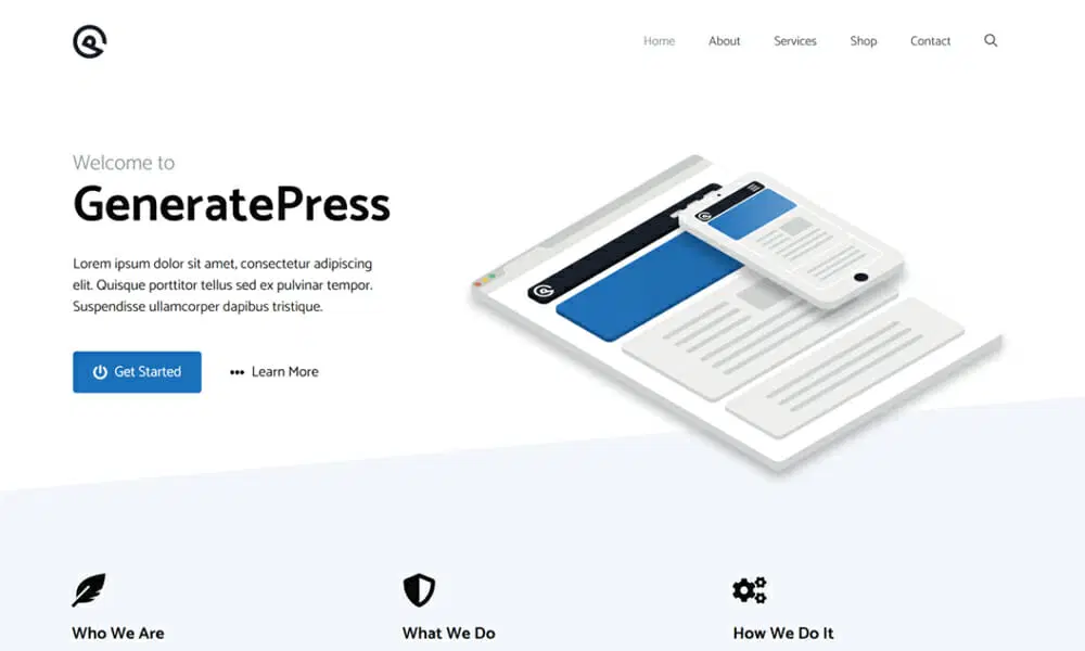 قالب وردپرس GeneratePress
