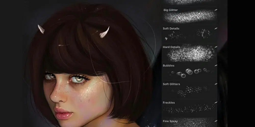 Glitter and Texture Brushes