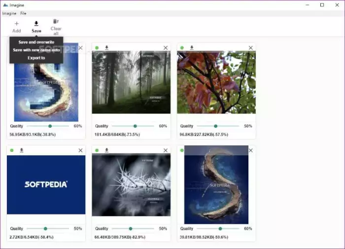ابزار فشرده‌سازی Imagine