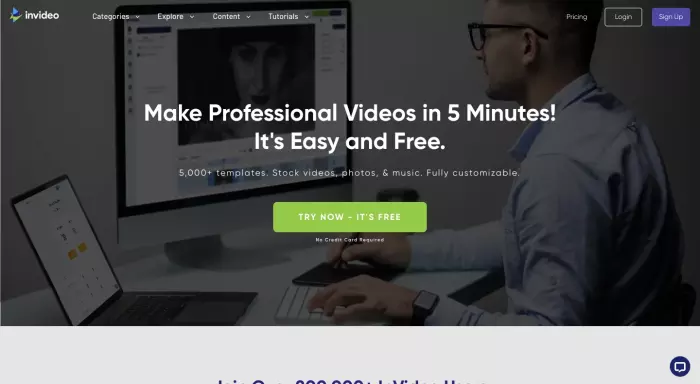 سایت دریافت ویدیوی استوک InVideo