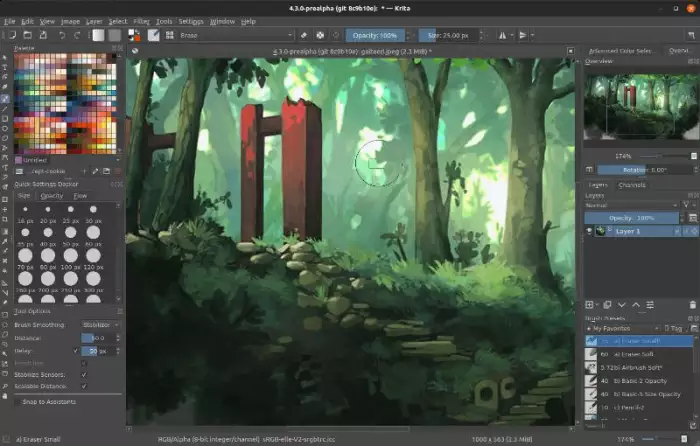 ابزار Krita