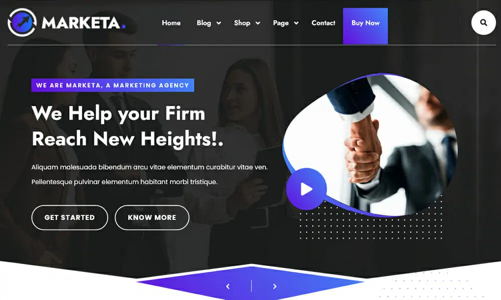 قالب وردپرس دیجیتالمارکتینگ Marketing Agency