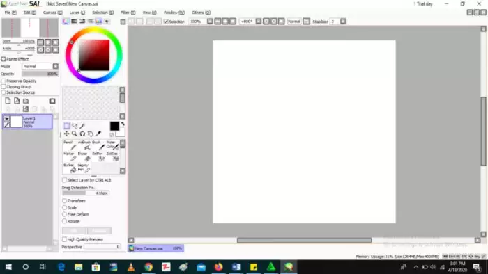 ابزار Paint Tool SAI