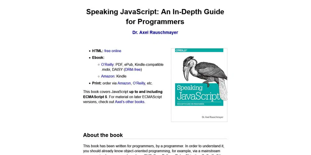 Speaking JavaScript