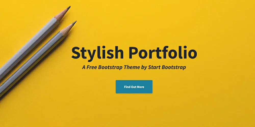 قالب Stylish Portfolio