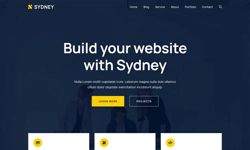 قالب وردپرس Sydney