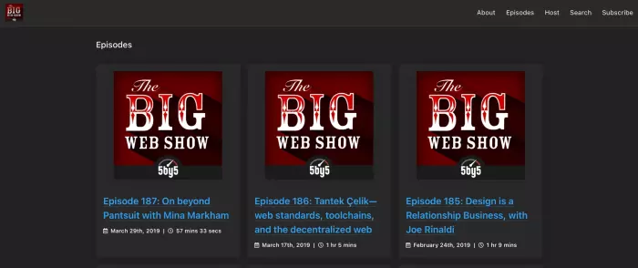 The Big Web Show