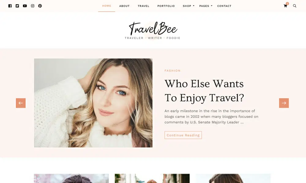 Travelbee – تم وبلاگ رایگان سفر