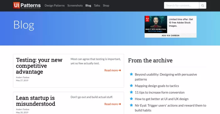 UI Patterns
