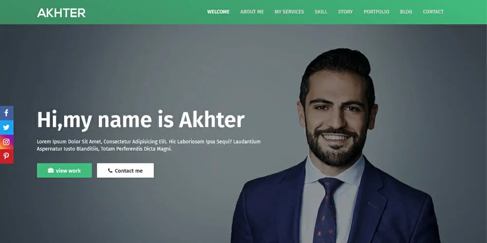 قالب Akhter