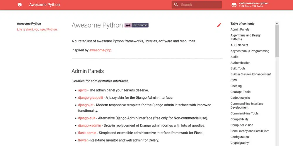 Awesome Python