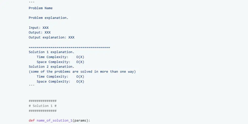 Coding Problems