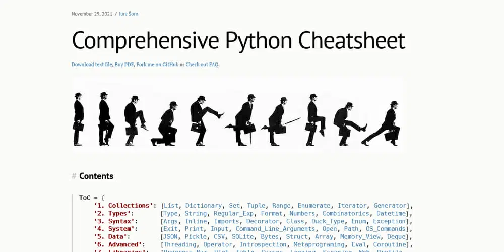 Comprehensive Python Cheatsheet