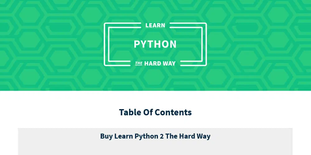 Learn Python The Hard Way