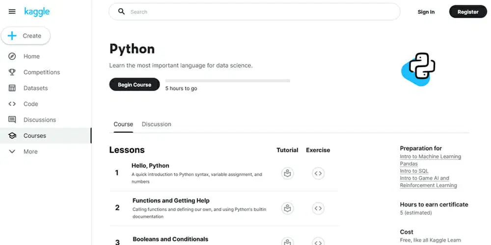 Learn by Kaggle