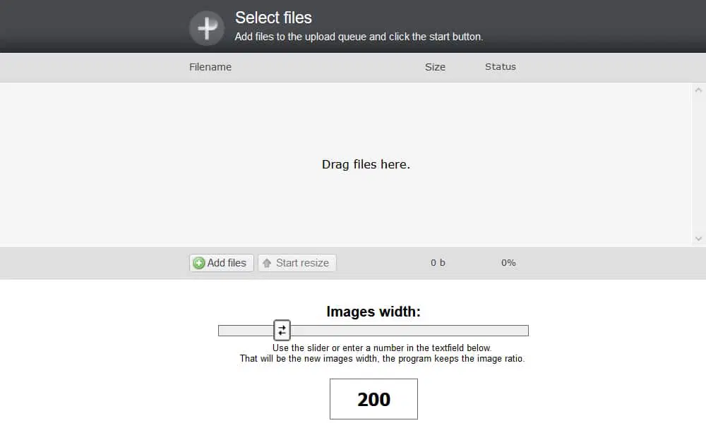 Online Image Resize