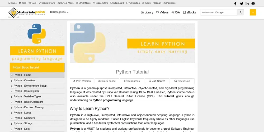 Python Tutorial