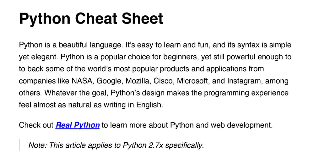 Real Python