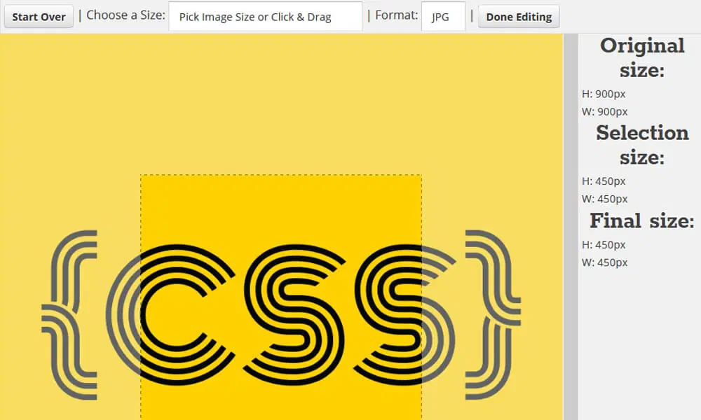 Social Image Resizer Tool