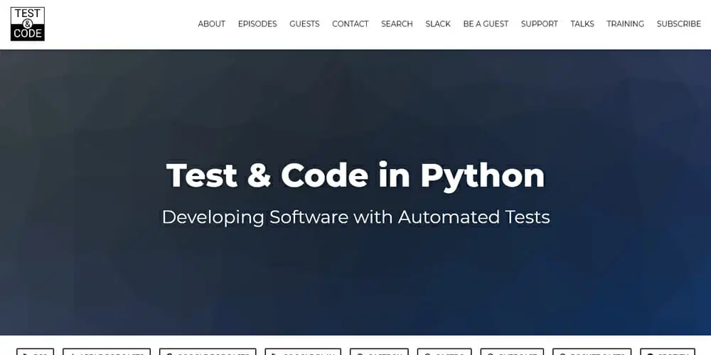Test & Code in Python