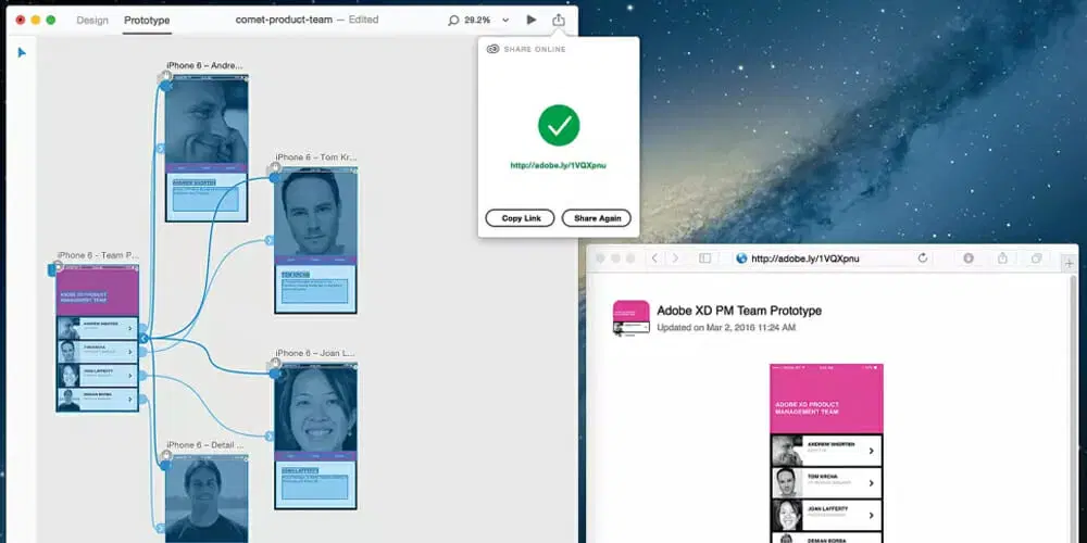 طراحی و نمونه اولیه برنامه موبایل با Adobe XD