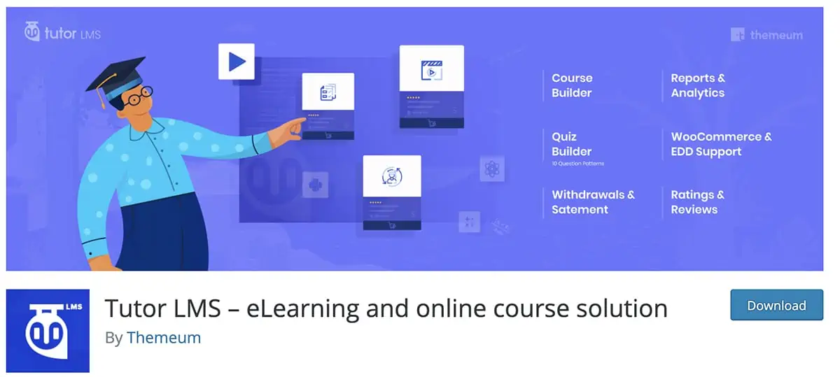 افزونه Tutor LMS
