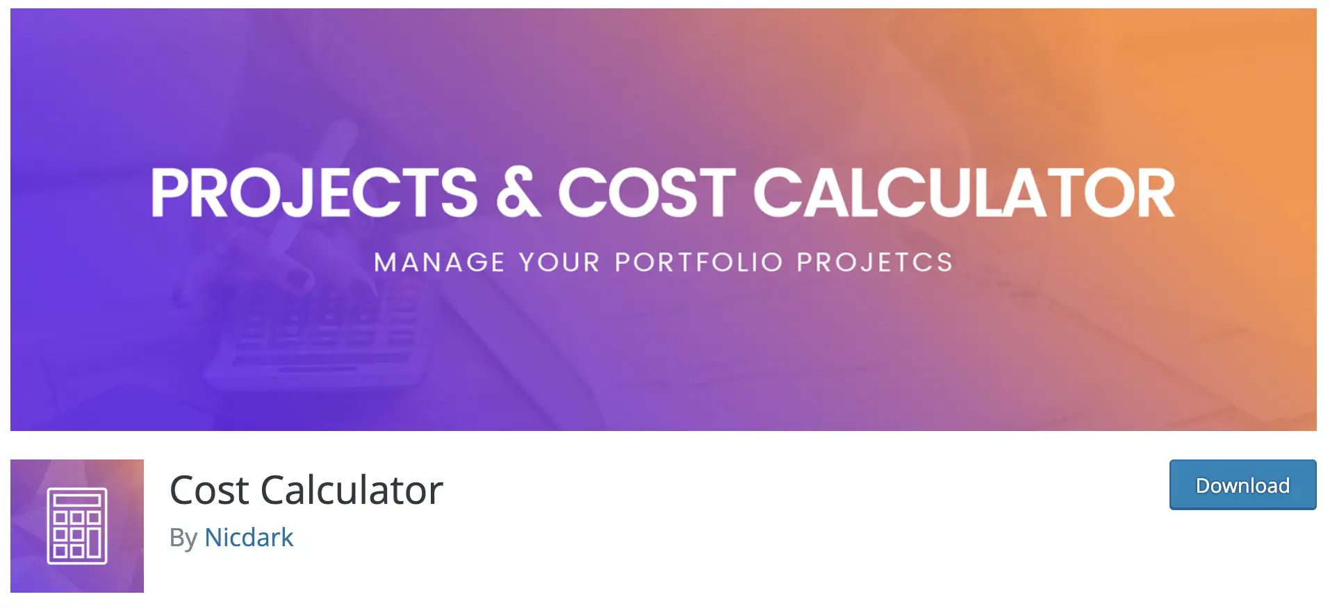 افزونه Cost Calculator