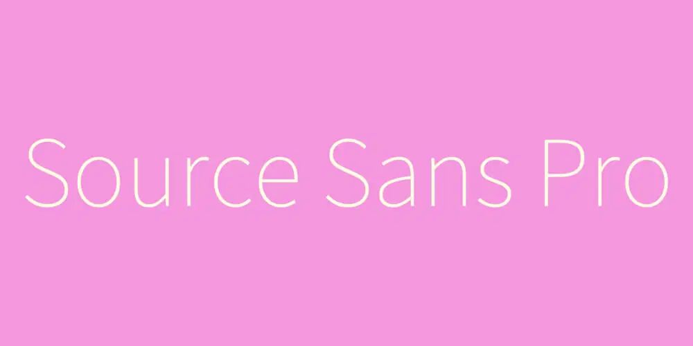 Source Sans Pro
