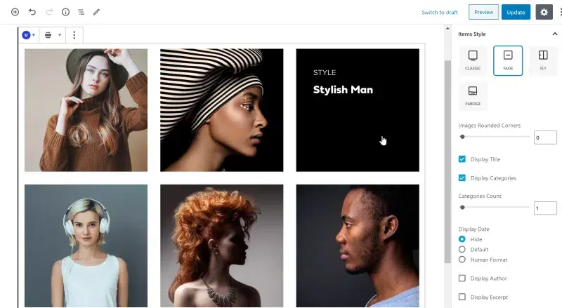 افزونه Visual Portfolio