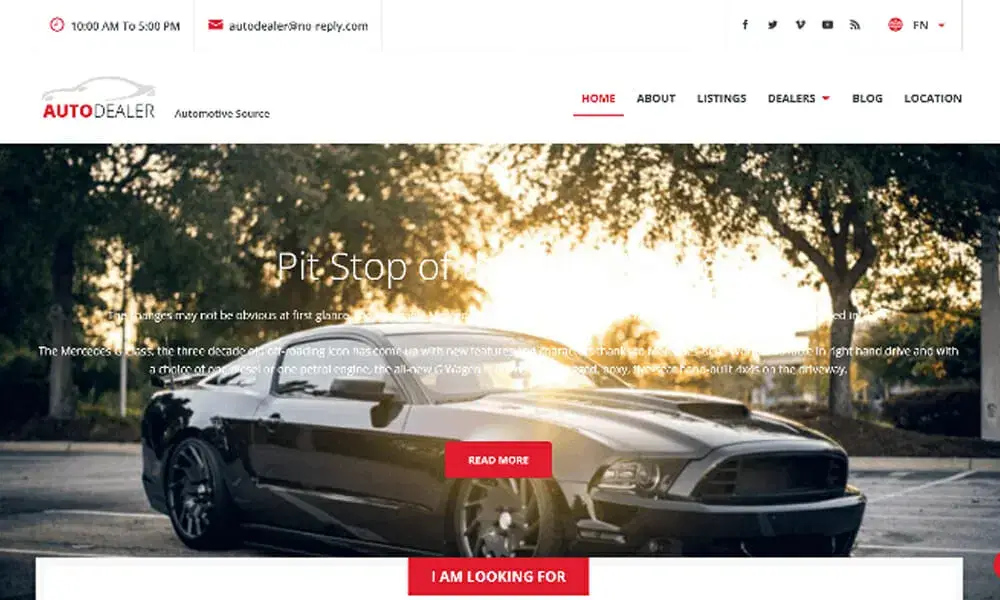  قالب وردپرس CarListings
