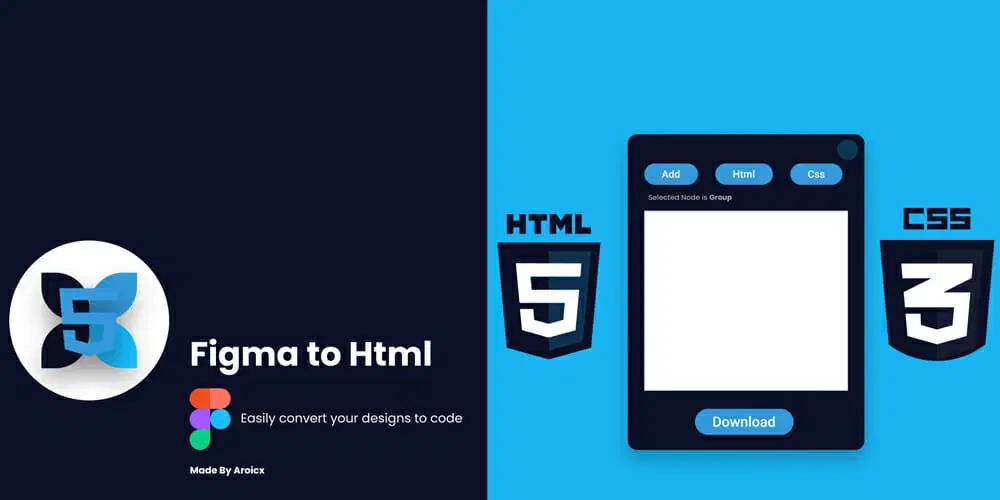 افزونه فیگما Figma to HTML - بهترین پلاگین‌ ساخت HTML در فیگما