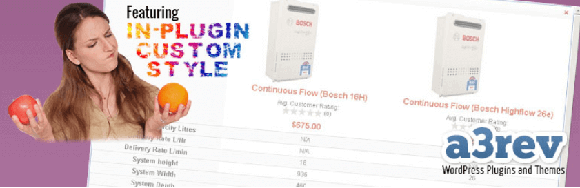 افزونه Compare Products for WooCommerce