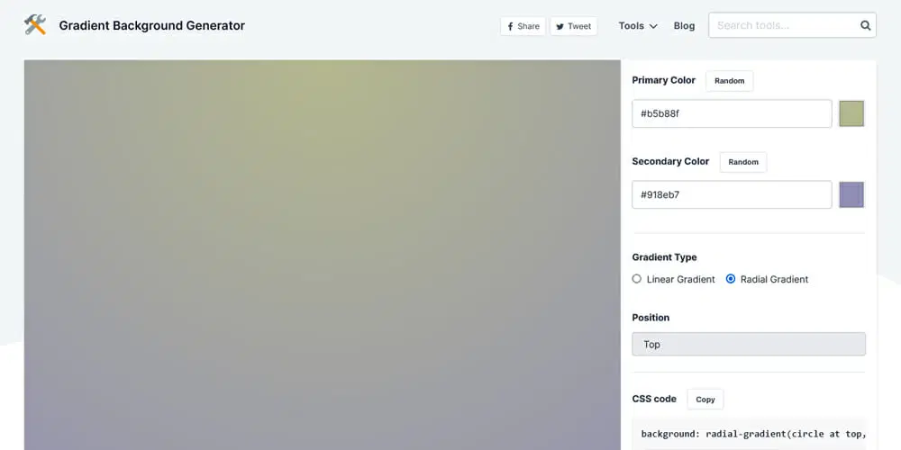 Gradient Background Generator
