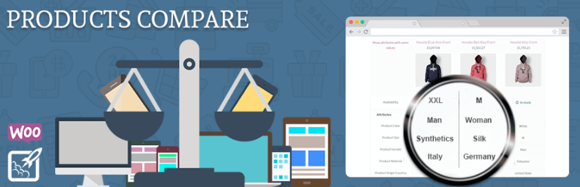 افزونه Products Compare for WooCommerce