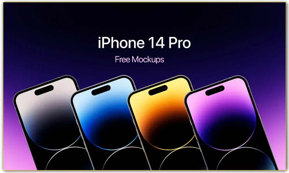 موکاپ رایگان iPhone 14 Pro