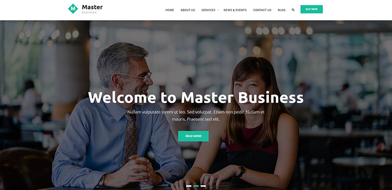قالب وردپرس MASTER BUSINESS