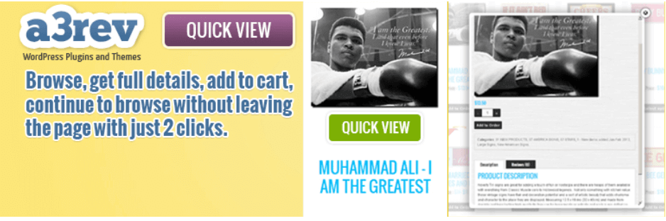 افزونه Products Quick View for WooCommerce
