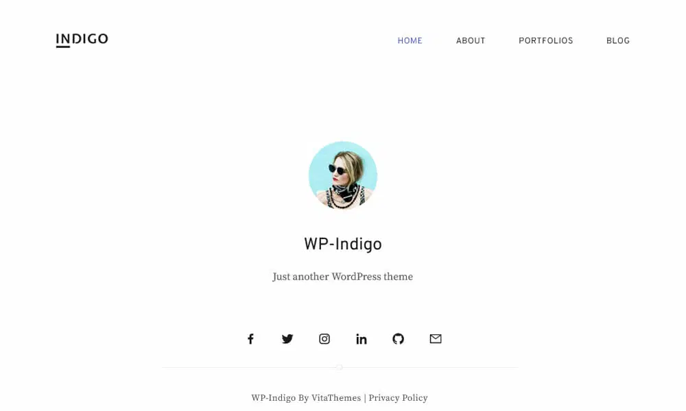 قالب وردپرس WP Indigo